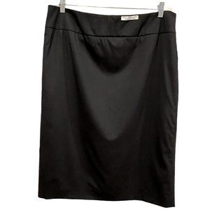 Pendleton Women's Lined Straight Skirt, Lightweight Wool, USA, NWT, Black, 14T